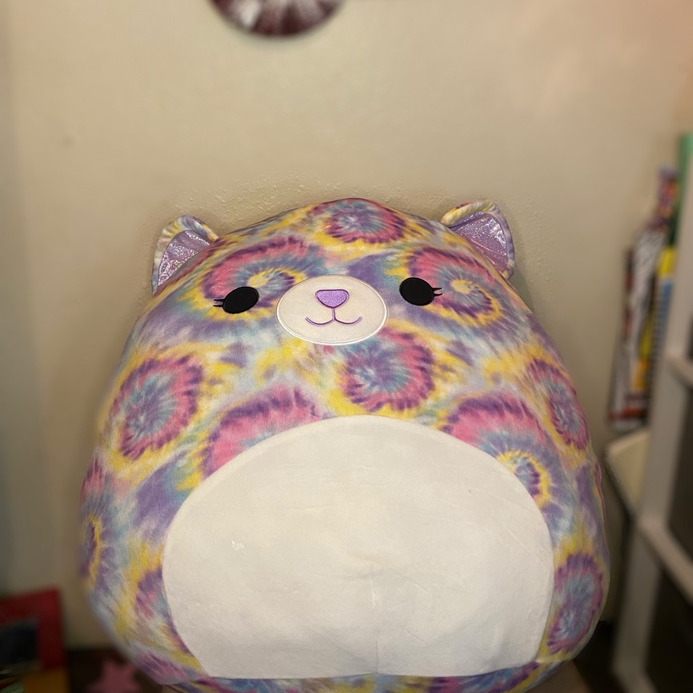 Squishmallow Jessica Tie-Dye Cat 24in